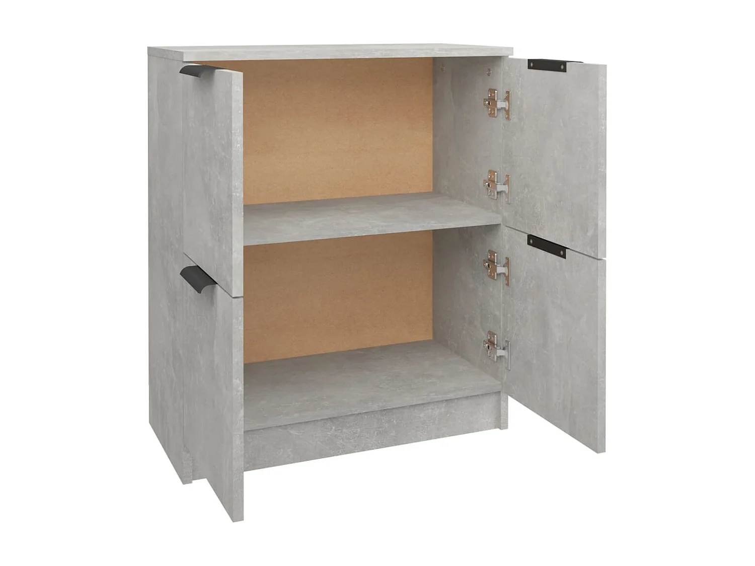 Credenza grigio cemento 60x30x70 cm in legno ingegnerizzato