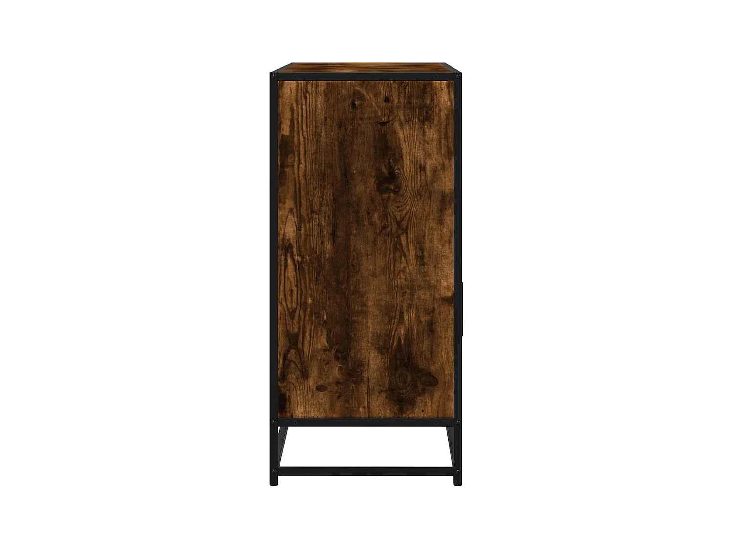 Buffet chêne fumé 100x35x76 cm bois d'ingénierie
