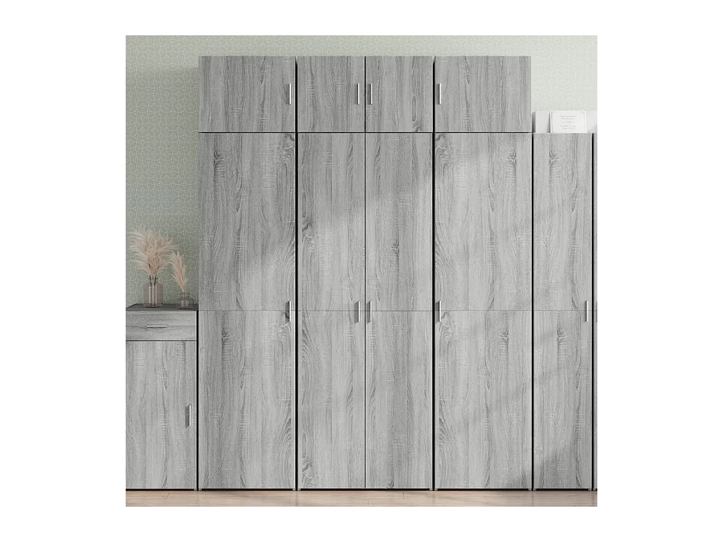 Armoire de rangement sonoma gris 70x42,5x225 cm