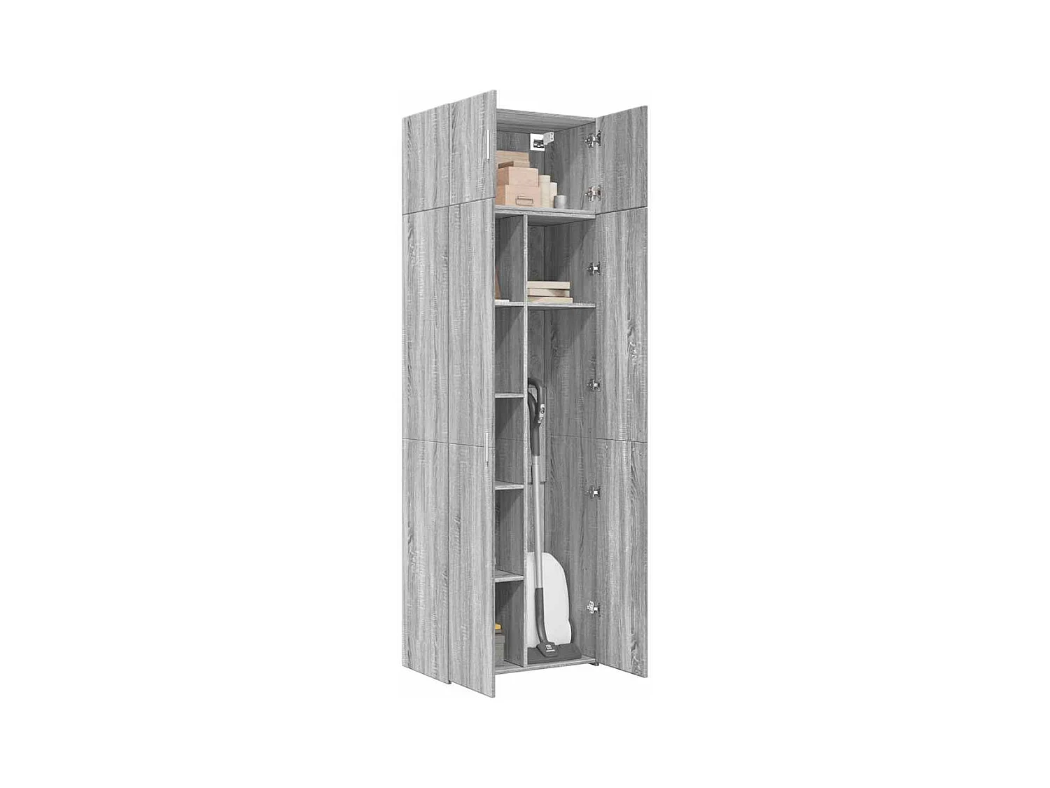 Armoire de rangement sonoma gris 70x42,5x225 cm