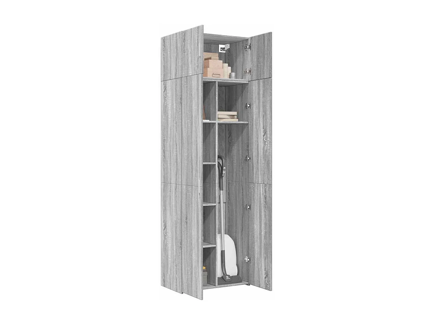 Armoire de rangement sonoma gris 70x42,5x225 cm