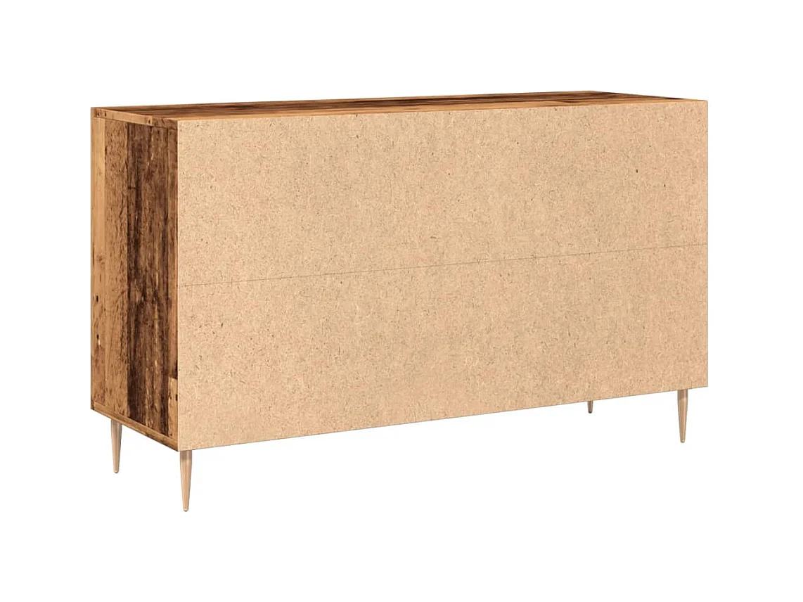 Buffet vieux bois 100x36x60 cm bois d'ingénierie