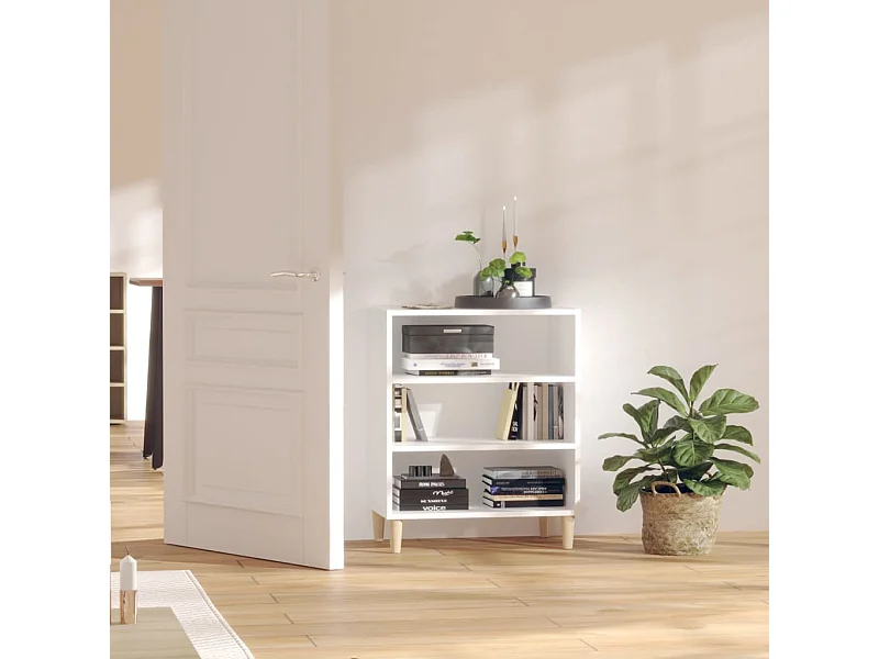 Buffet blanc 57x35x70 cm bois d’ingénierie