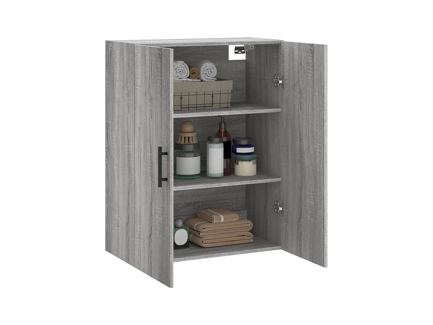 Armoire murale sonoma gris 69,5x34x90 cm