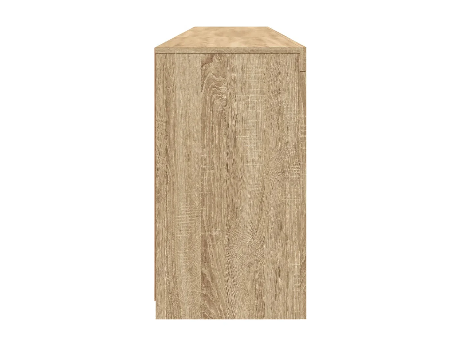 Buffet avec lumières LED chêne sonoma 181,5x37x67 cm