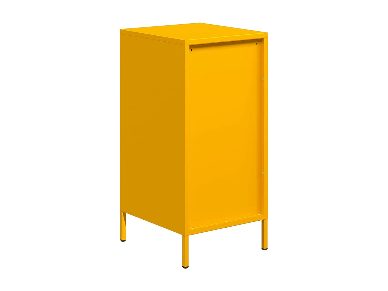 Buffet jaune moutarde 35x39x73,5 cm acier laminé à froid