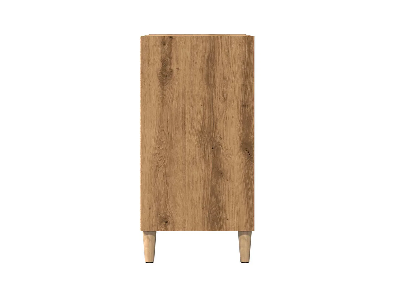 Buffet chêne artisanal 57x35x75 cm bois d'ingénierie