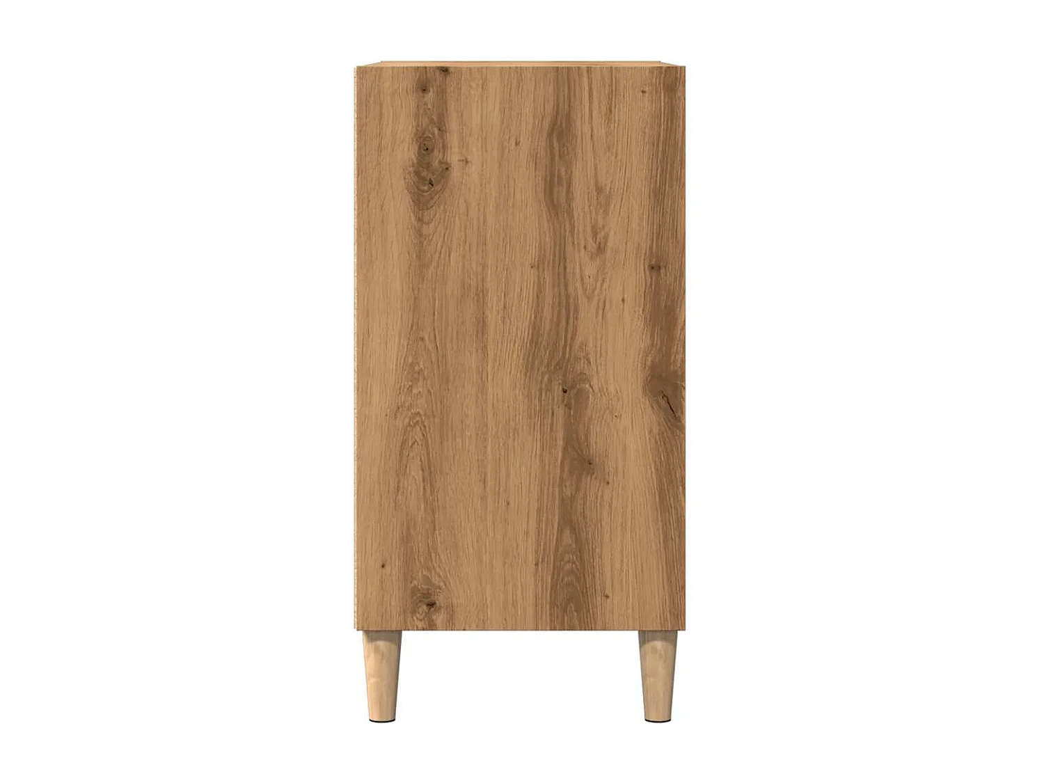 Buffet chêne artisanal 57x35x75 cm bois d'ingénierie