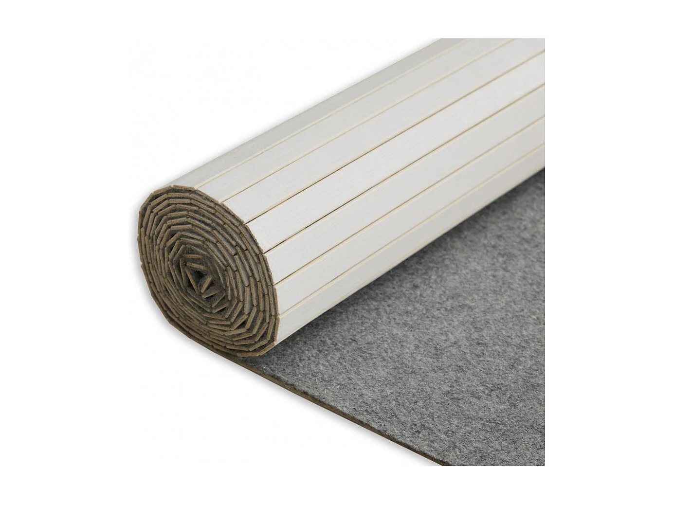 Paravent bambou coloris blanc, 200 x 250 cm