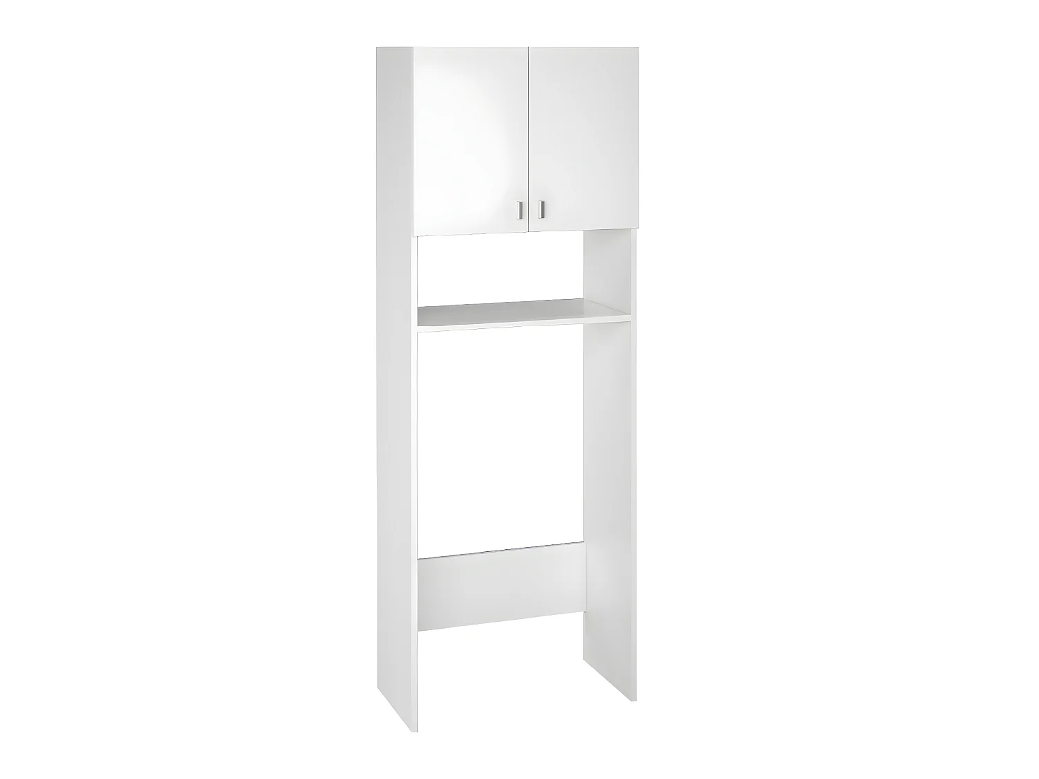 Armoire / Meuble SDB coloris blanc - Hauteur 180 x Longueur 64 x Profondeur 35.6 cm