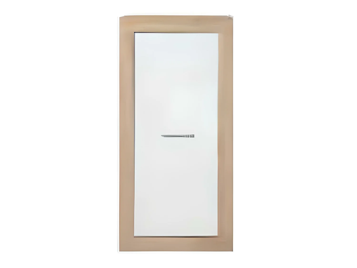 Armoire / placard de rangement avec 1 porte coloris Chêne Cambrian / Blanc - Longueur 54 x profondeur 35 x hauteur 110 cm