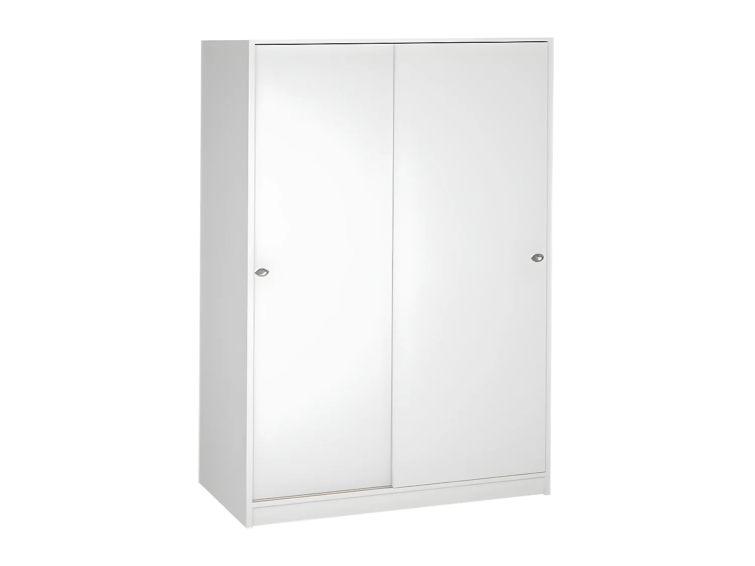 Armoire placard / meuble de rangement coloris blanc - Hauteur 180 x Longueur 90 x Profondeur 50 cm