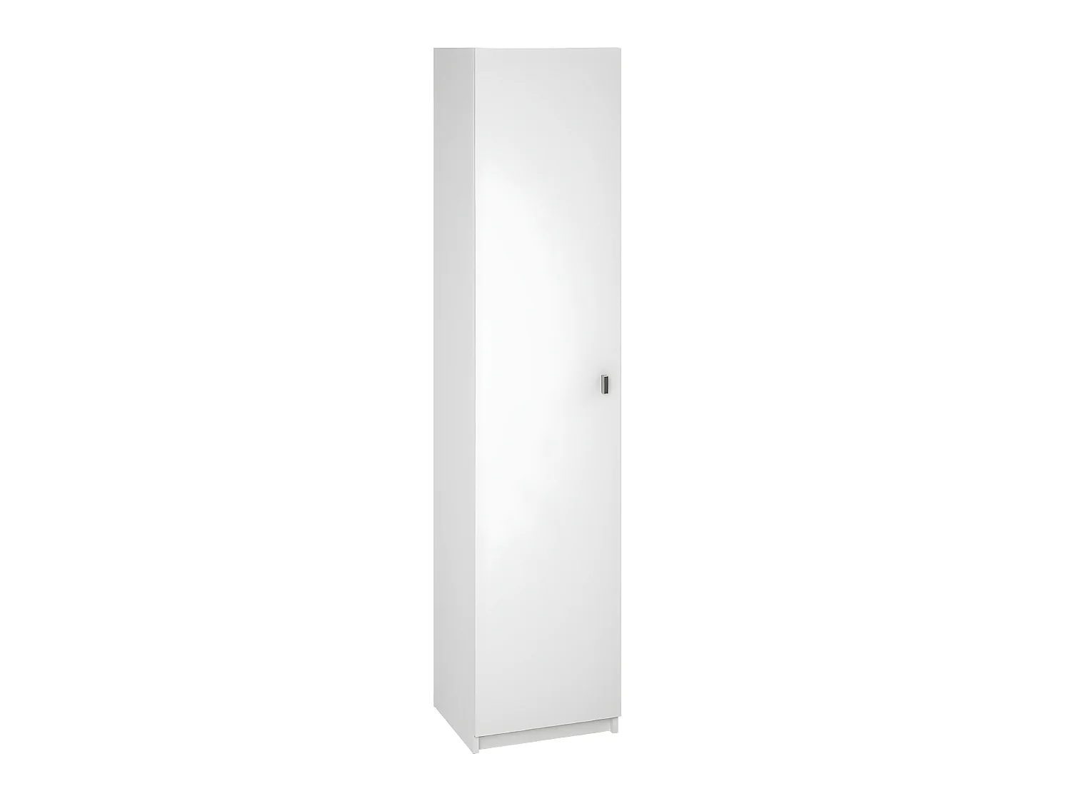 Armoire polyvalente coloris blanc - Hauteur 180 x Longueur 40 x Profondeur 35.6 cm