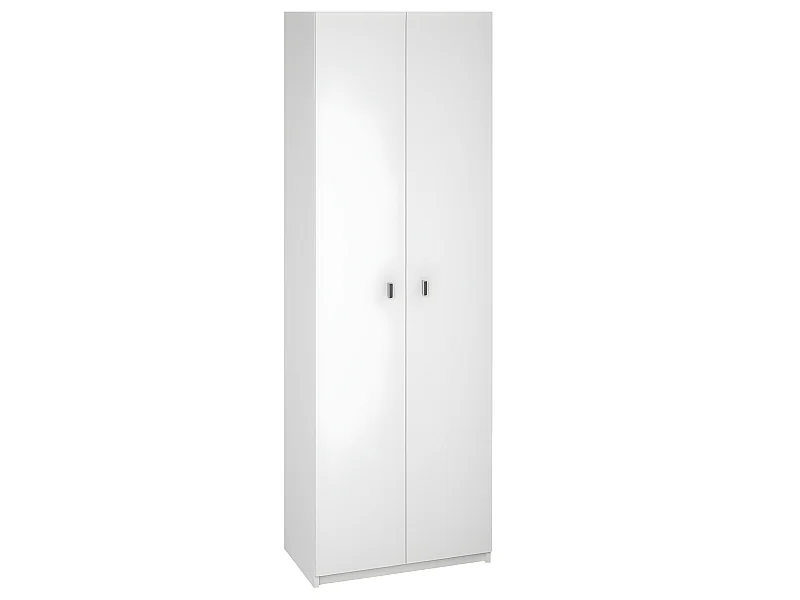Armoire polyvalente coloris blanc - Hauteur 180 x Longueur 60 x Profondeur 35.6 cm
