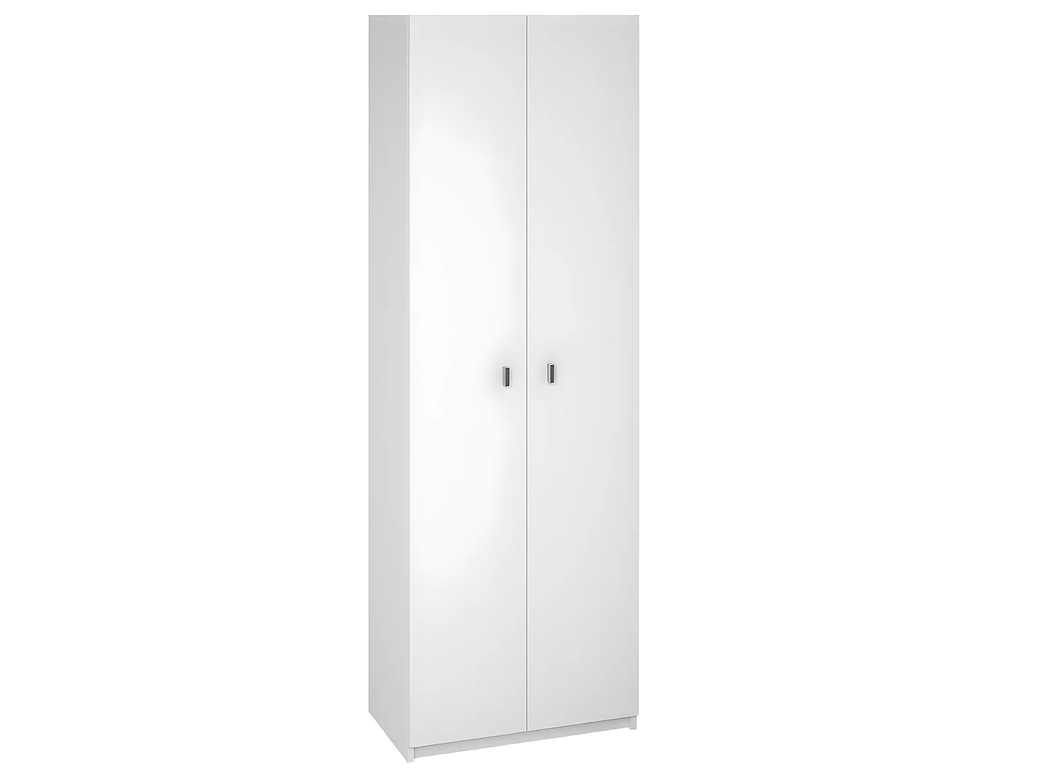 Armoire polyvalente coloris blanc - Hauteur 180 x Longueur 60 x Profondeur 35.6 cm