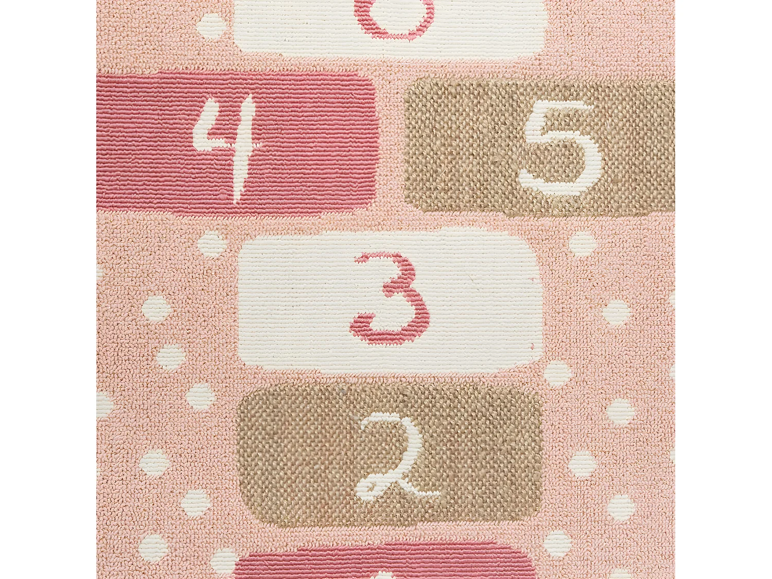 Tapis de marelle fille rose - L.80 x l.150 cm