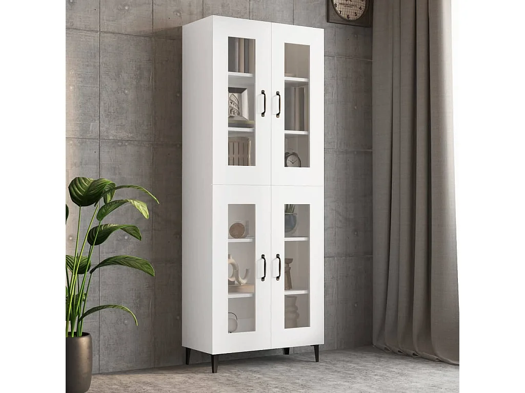 Witte hangkast 69,5x34x90 cm