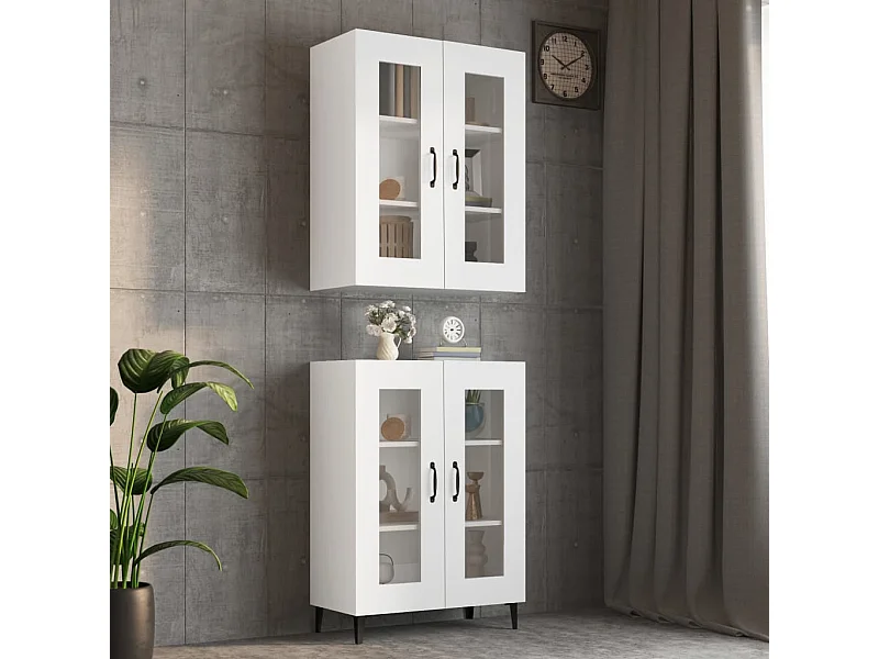 Witte hangkast 69,5x34x90 cm