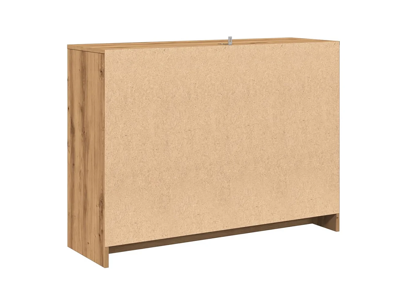 Buffet chêne artisanal 102x33x75 cm bois d'ingénierie