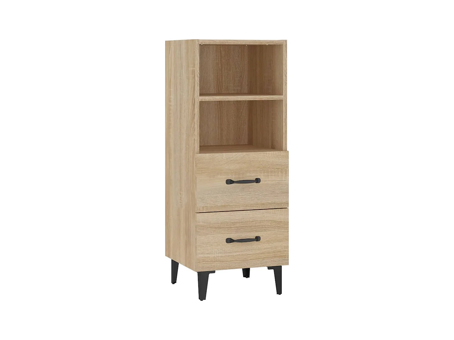 Buffet Chêne sonoma 34,5x34x90 cm Bois d'ingénierie