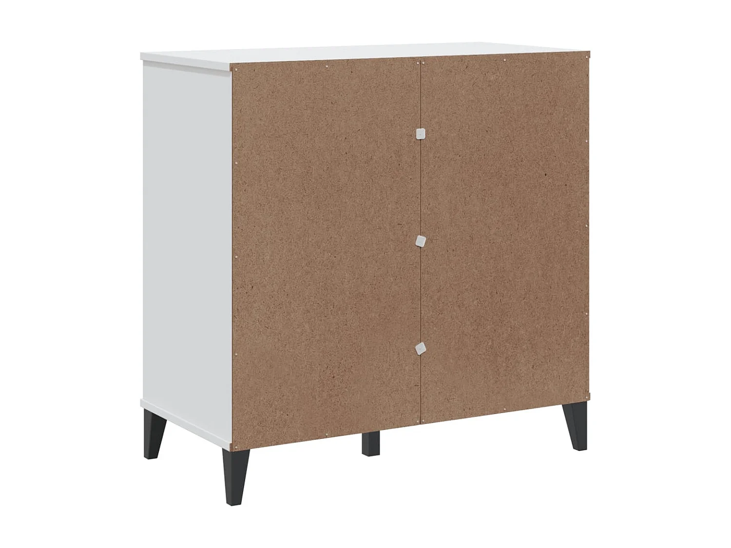 Buffet VIKEN blanc 80x40x80 cm bois d'ingénierie