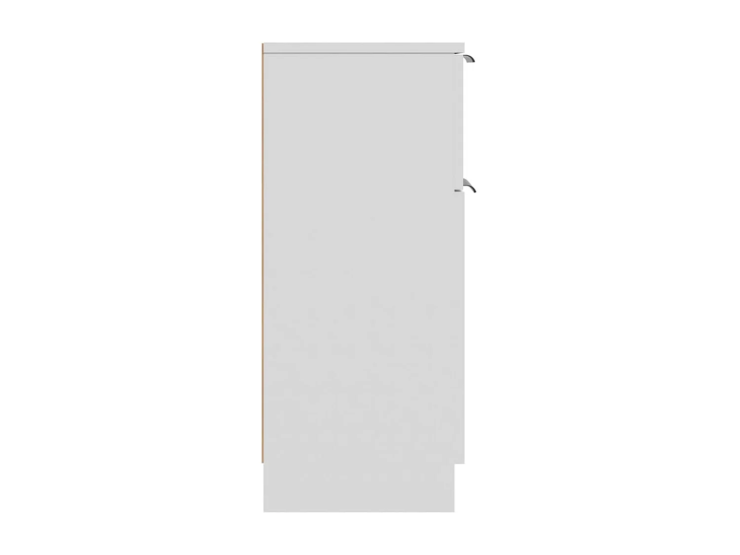 Buffet Blanc 30x30x70 cm Bois d'ingénierie