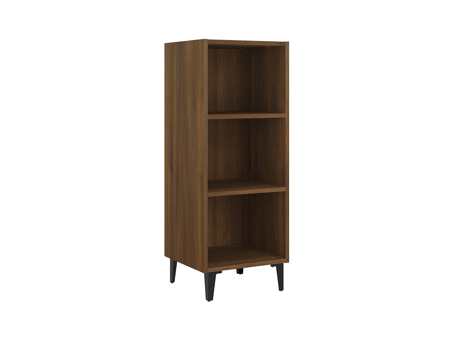 Buffet chêne marron 34,5x32,5x90 cm bois d'ingénierie
