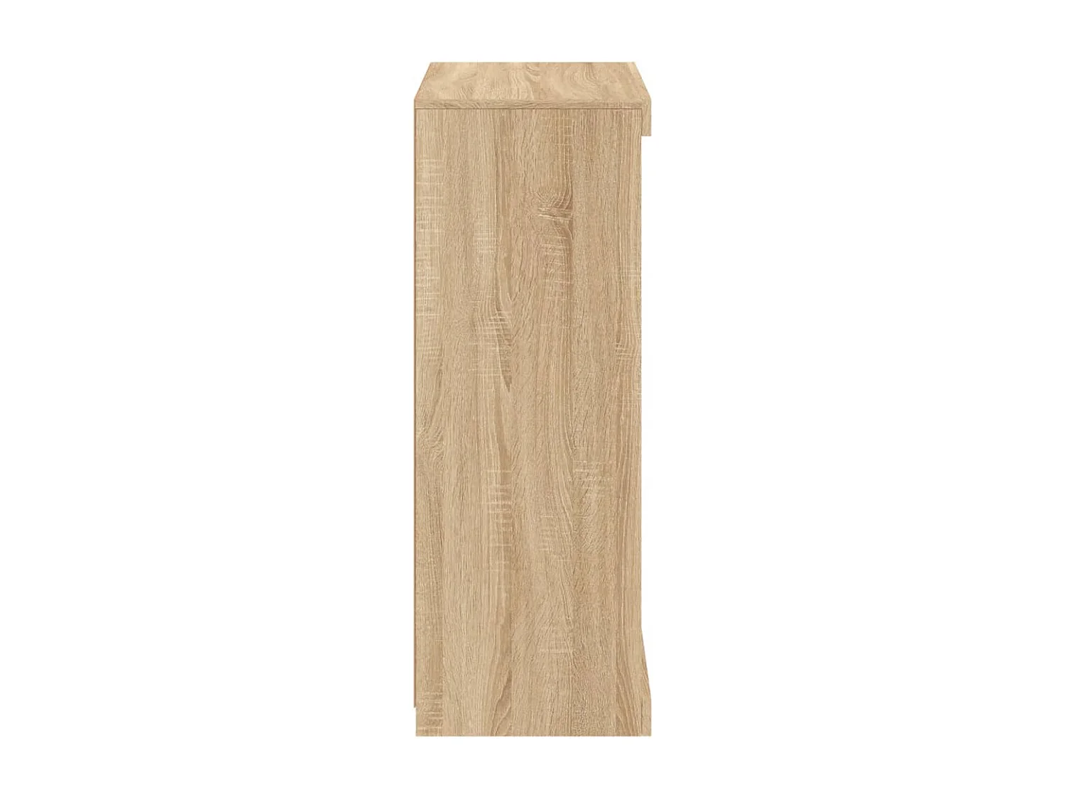 Buffet avec lumières LED chêne sonoma 60,5x37x100 cm