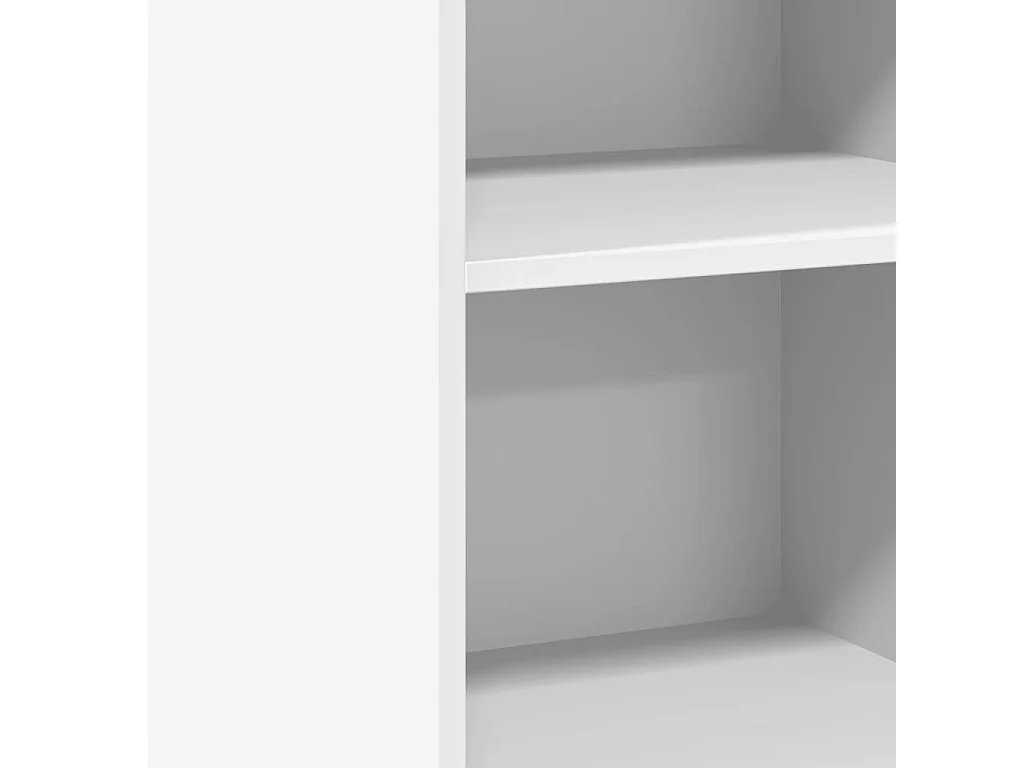 Buffet blanc 50x41x93 cm bois d'ingénierie