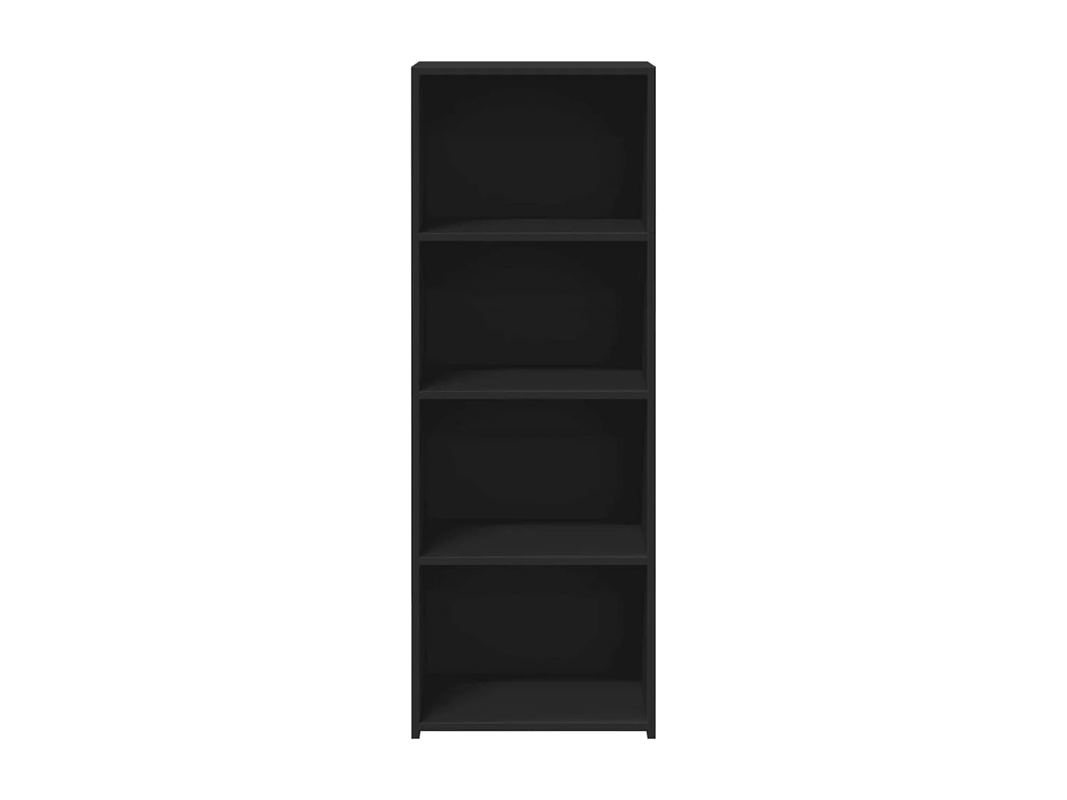 Buffet haut noir 45x41x124 cm bois d'ingénierie