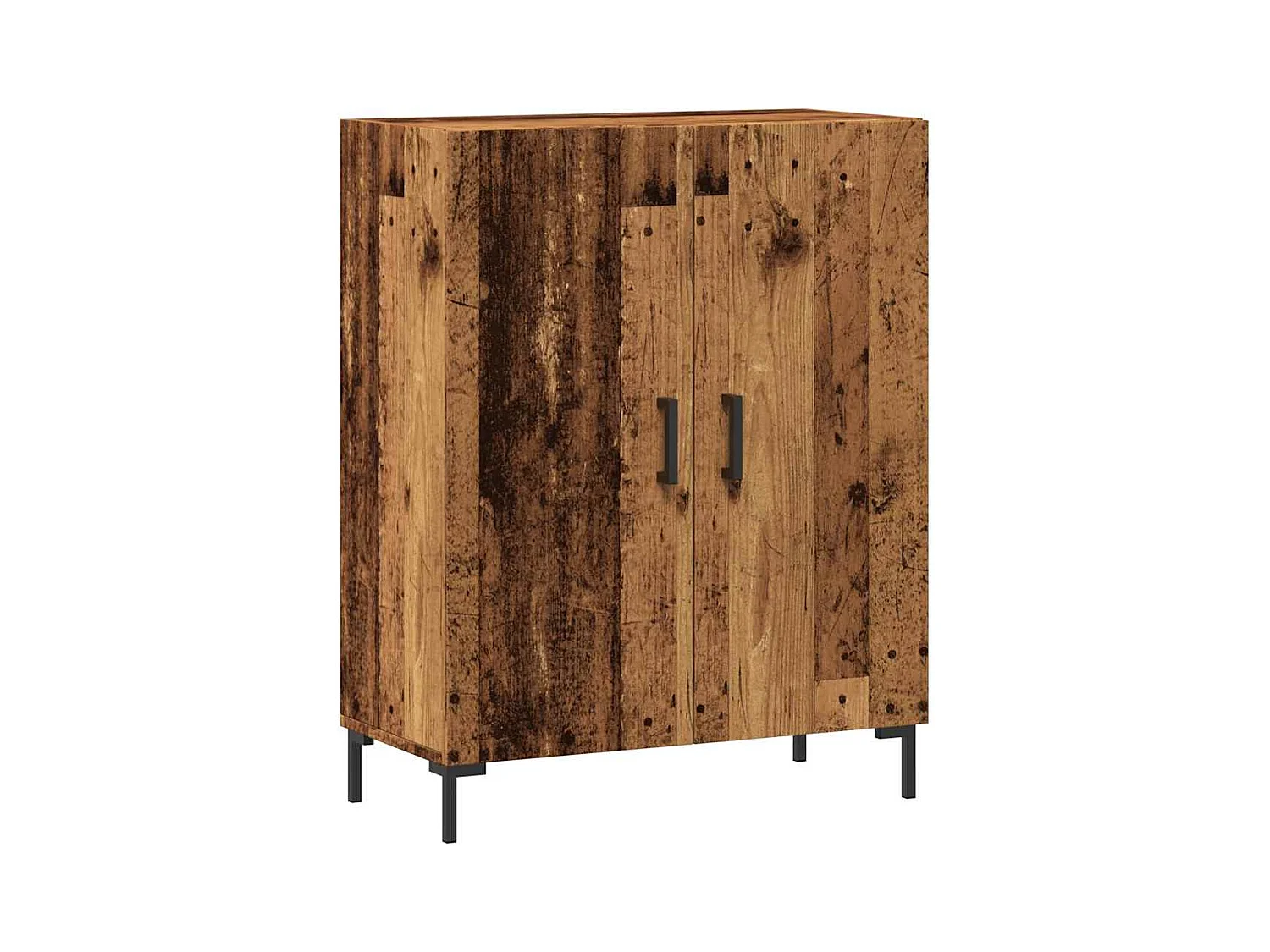Buffet vieux bois 69,5x34x90 cm bois d'ingénierie