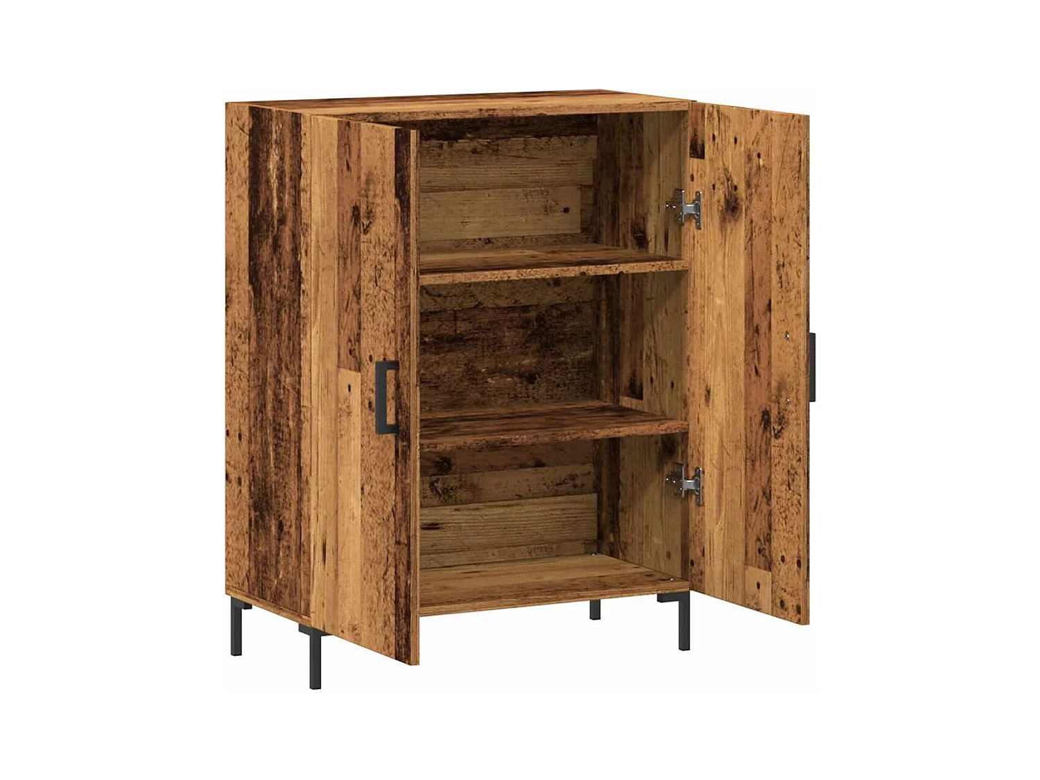 Buffet vieux bois 69,5x34x90 cm bois d'ingénierie