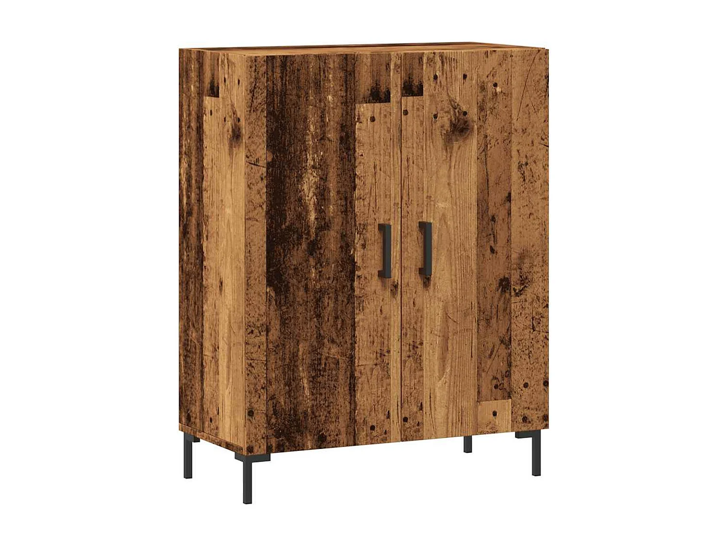 Oud houten dressoir 69,5x34x90 cm bewerkt hout
