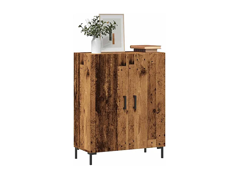 Buffet vieux bois 69,5x34x90 cm bois d'ingénierie