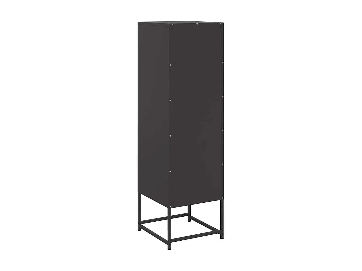 Buffet haut noir 36x39x123 cm acier