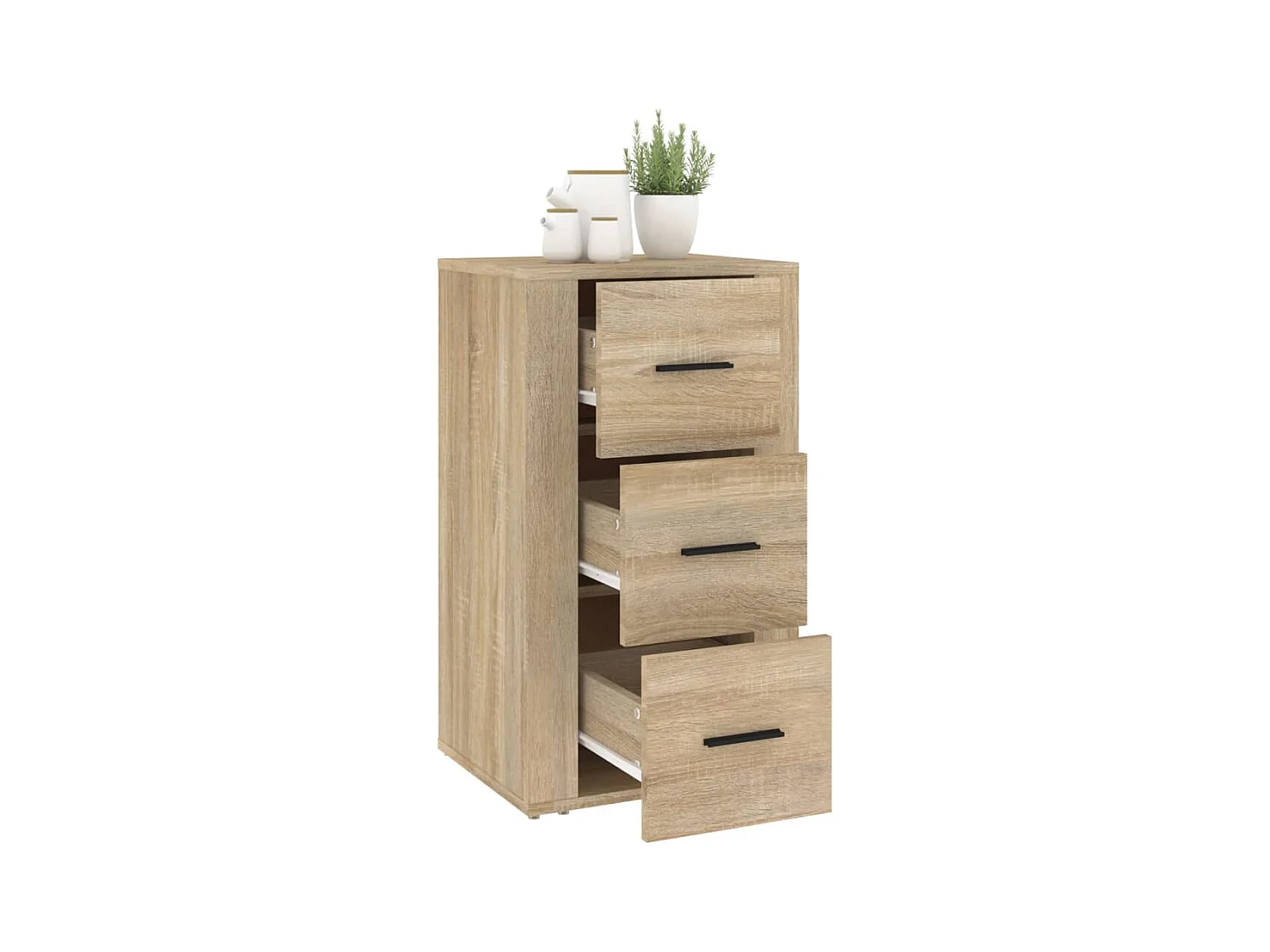 Buffet Chêne sonoma 40x33x70 cm Bois d'ingénierie