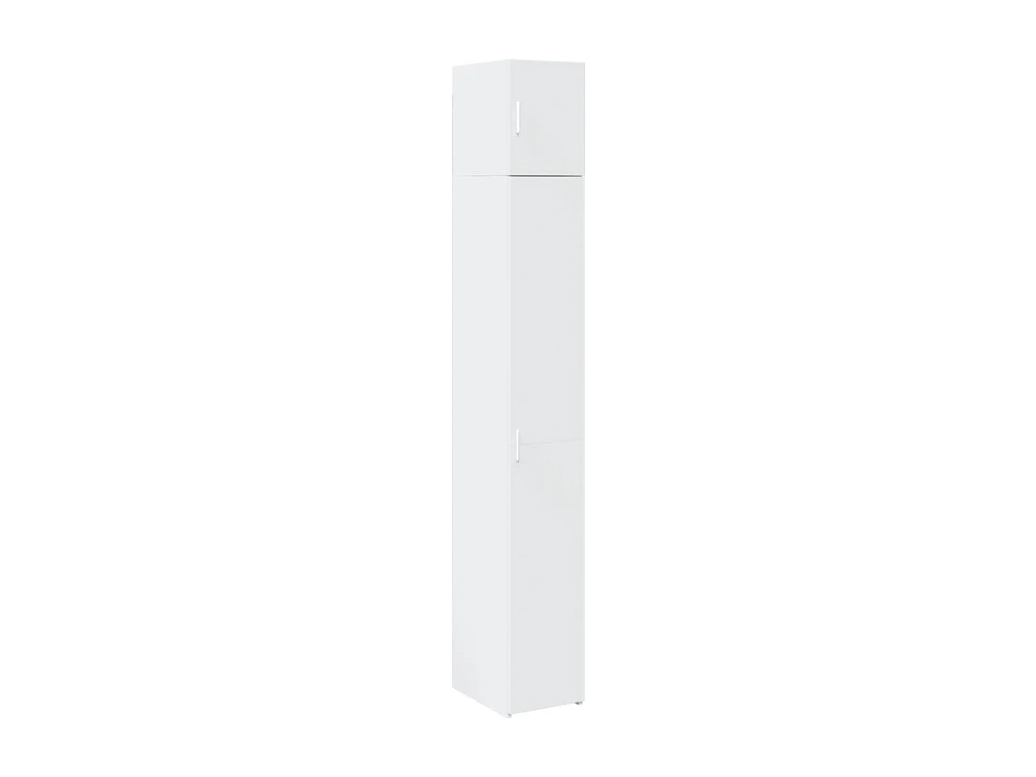 Armoire de rangement mince blanc 30x42,5x225 cm