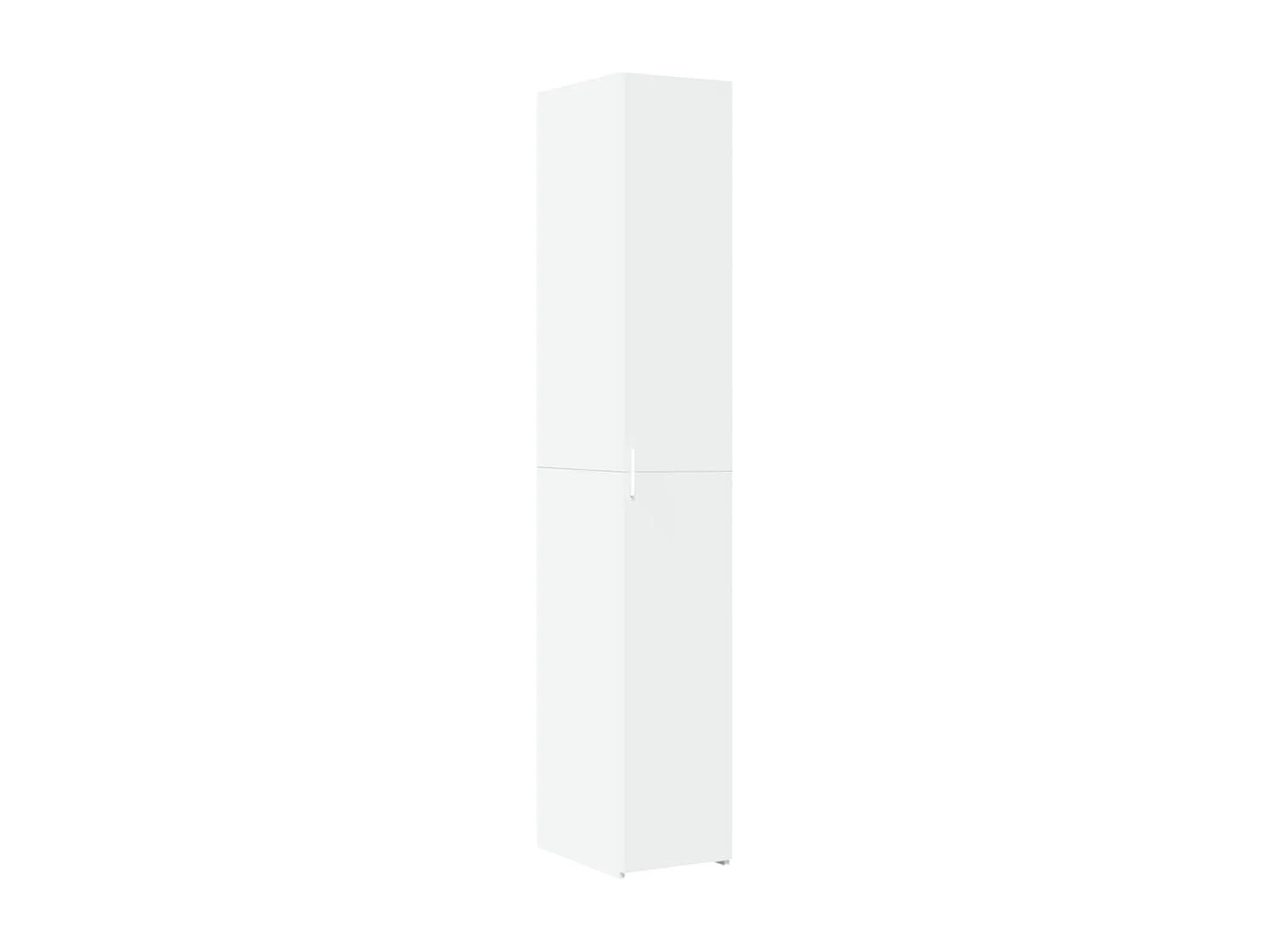 Armoire de rangement mince blanc 30x42,5x225 cm