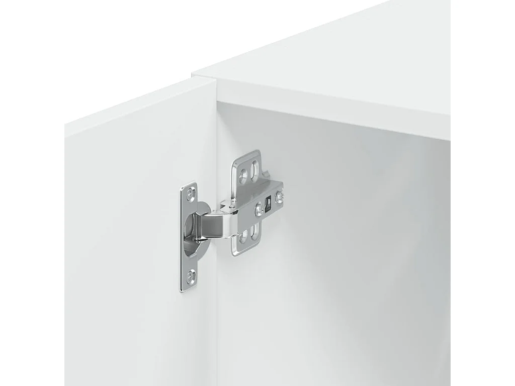 Armoire de rangement mince blanc 30x42,5x225 cm