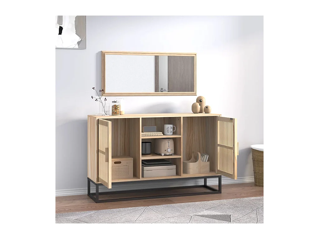 Credenza 105x30x65 cm in legno ingegnerizzato