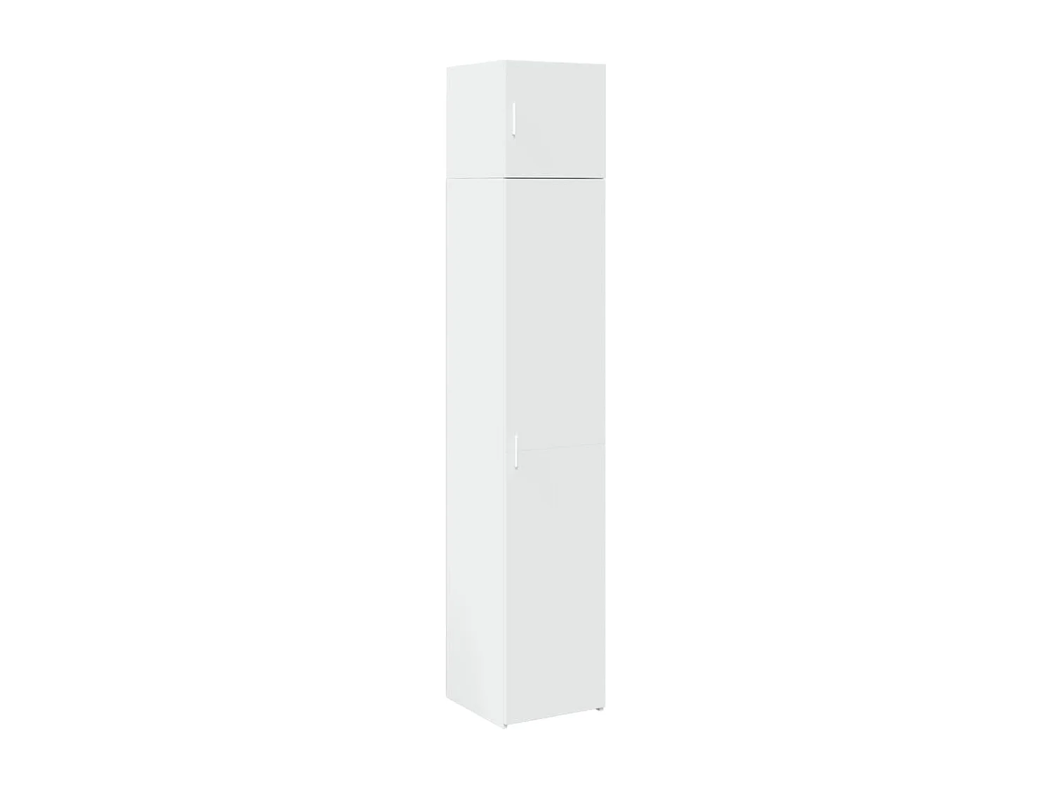Armoire de rangement mince blanc 40x42,5x225 cm