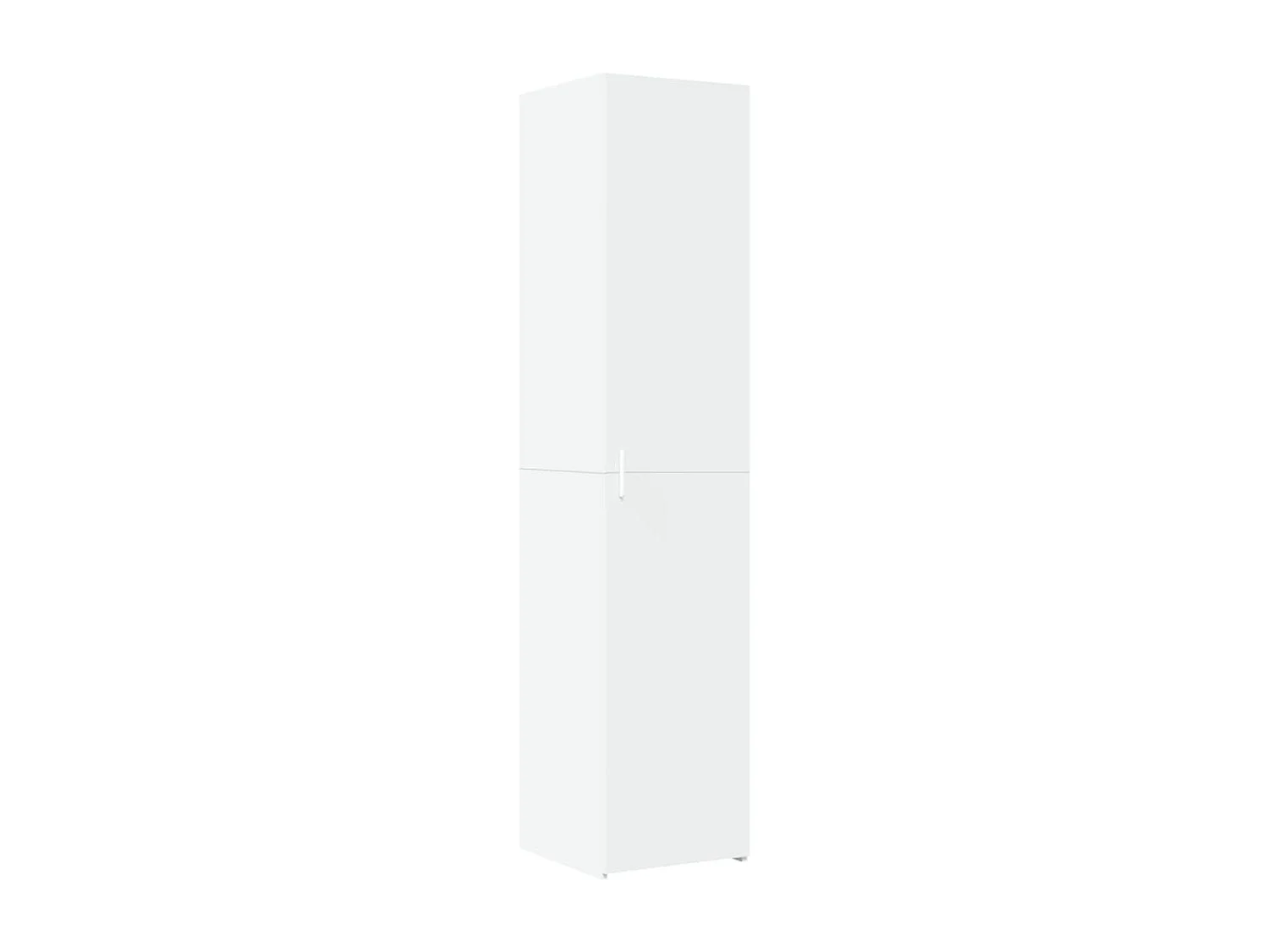 Armoire de rangement mince blanc 40x42,5x225 cm