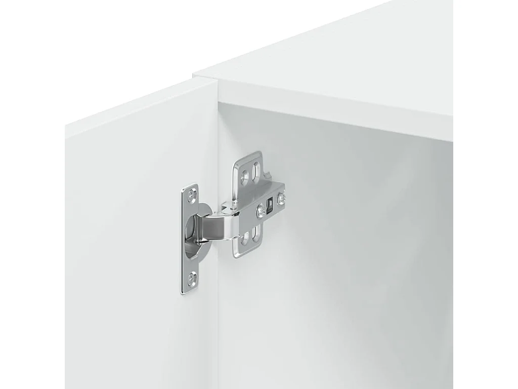 Armoire de rangement mince blanc 40x42,5x225 cm