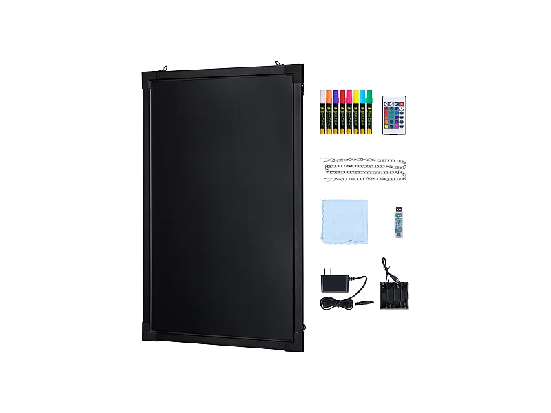 LED-Nachrichten-Schreibtafel SucceBuy 40,5 x 60,5 cm, mit Markierstiften und Fernbedienung, für das Haus, das Hochzeitsgeschäft