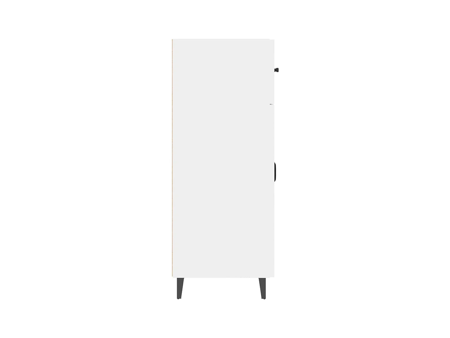 Buffet blanc 69,5x34x90 cm bois d'ingénierie