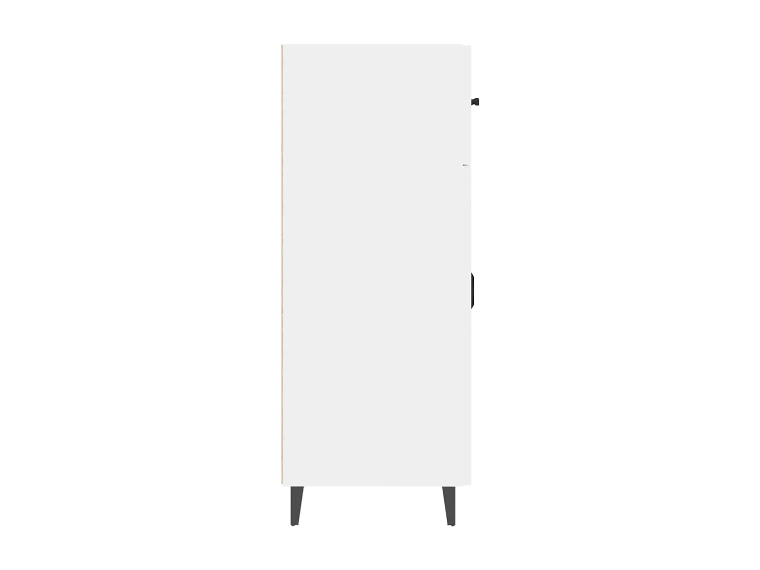 Aparador blanco 69,5x34x90 cm madera de ingeniería