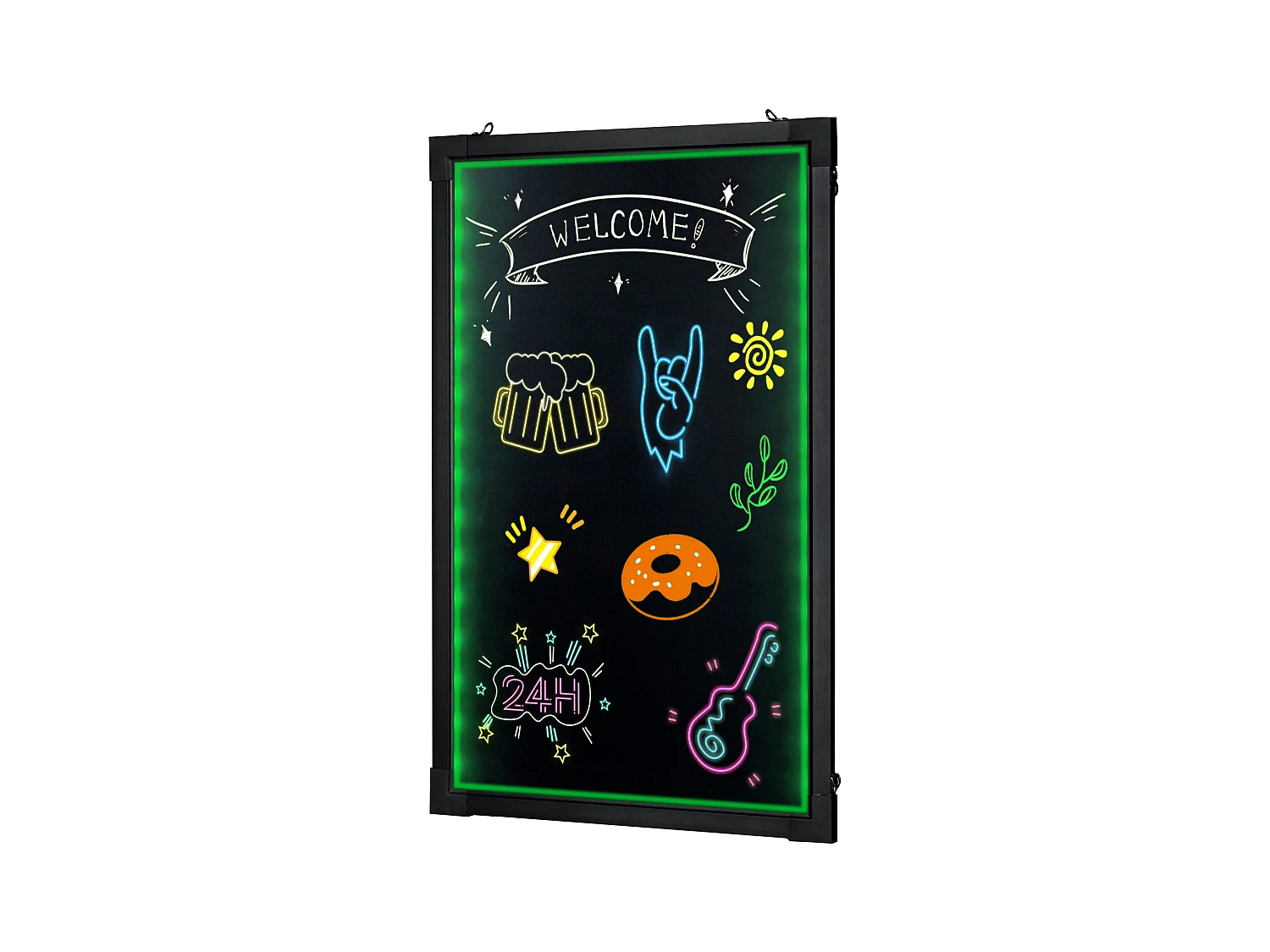 Tavolo per Scrittura di Messaggi a LED SucceBuy, 40,5 x 30,2 cm Illuminato e Cancellabile, per la Casa, il Negozio di Matrimonio