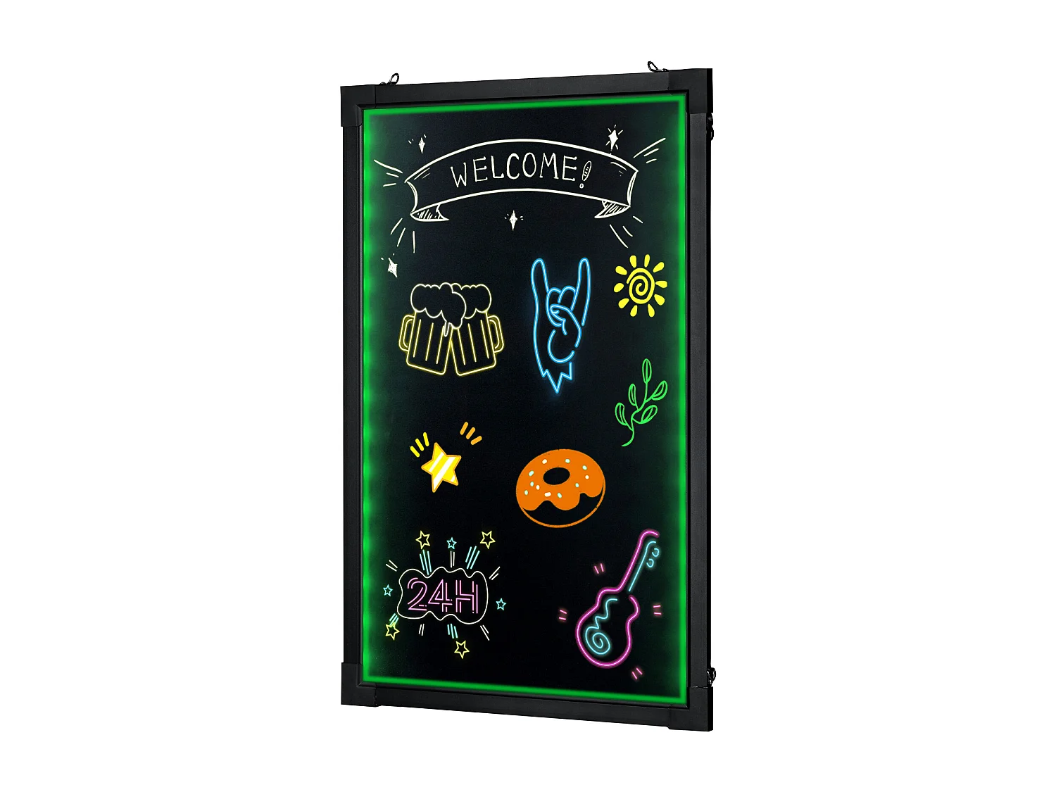 Tavolo per Scrittura di Messaggi a LED SucceBuy, 40,5 x 30,2 cm Illuminato e Cancellabile, per la Casa, il Negozio di Matrimonio