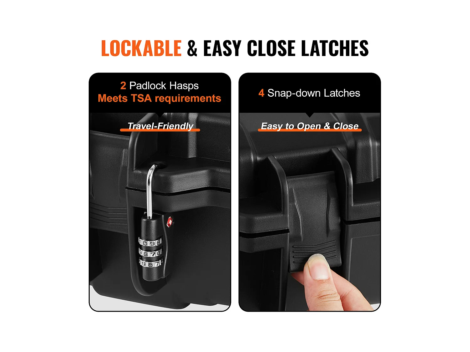 Étui Rigide pour Carabine SucceBuy, 109 cm, avec 3 Couches de Mousse de Protection