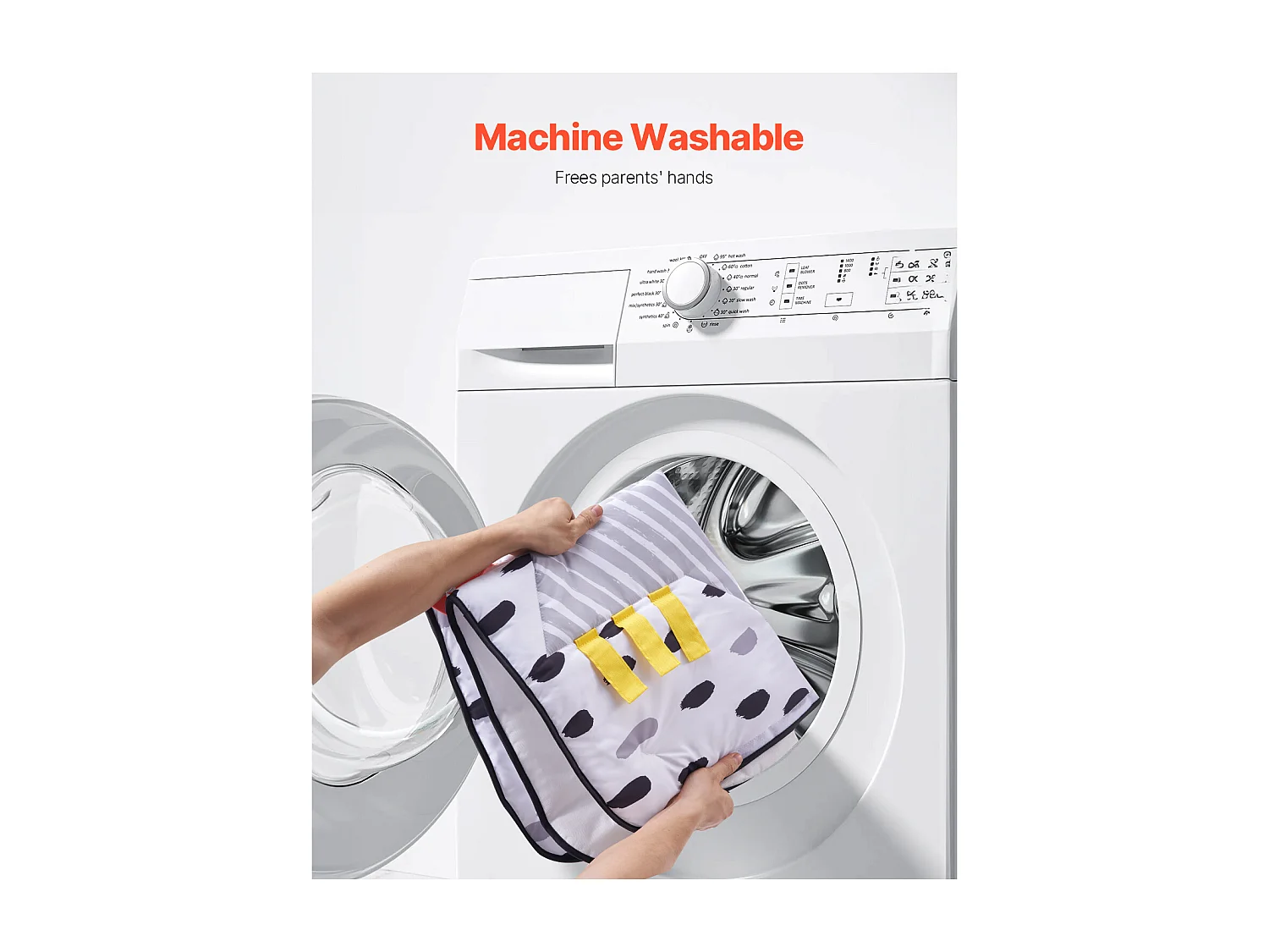 Tapis d'Éveil Bébé, SucceBuy Baby Play Gym Mat-Temps de Ventre avec 6 Jouets Sensoriels, 87.5 × 87.5 cm